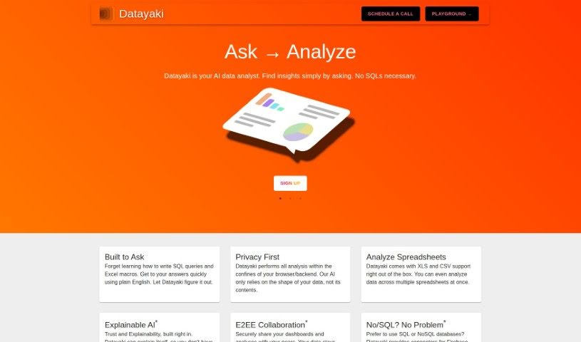 Screenshot of Datayaki