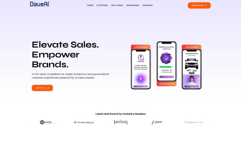 Screenshot of DaveAI