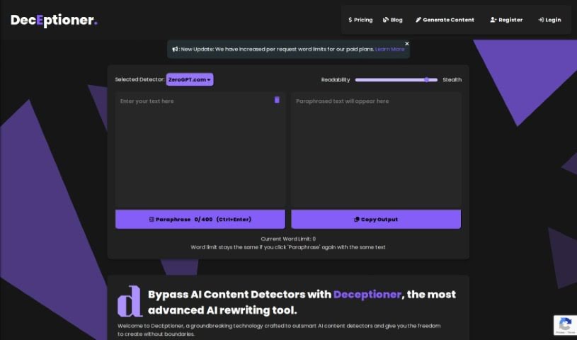 Screenshot of Deceptioner