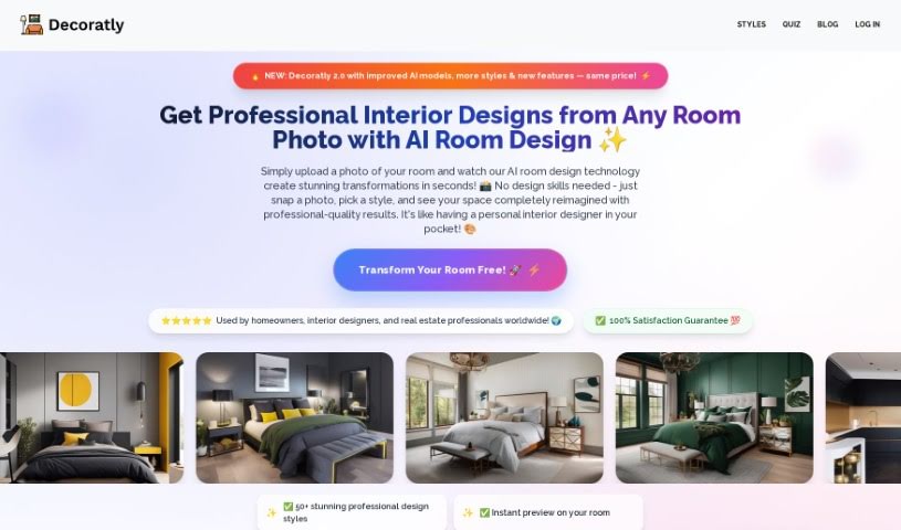 Screenshot of Decoratly