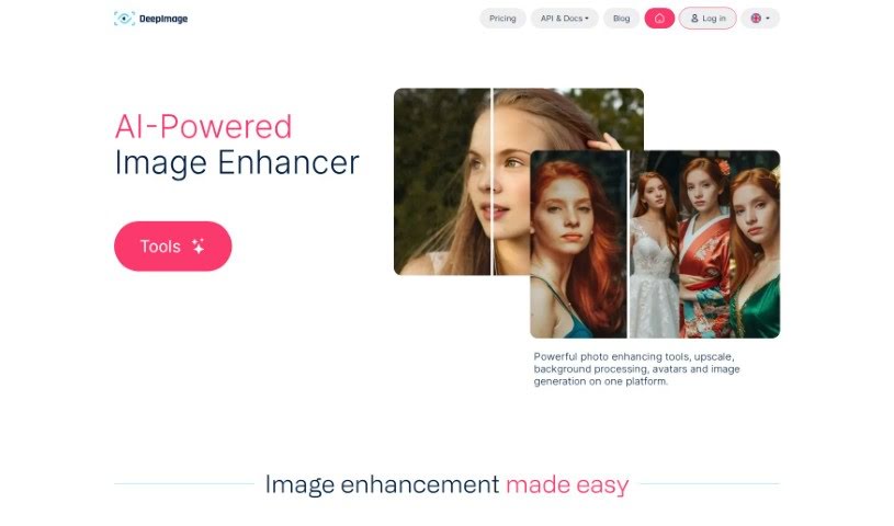 Screenshot of Deep Image AI