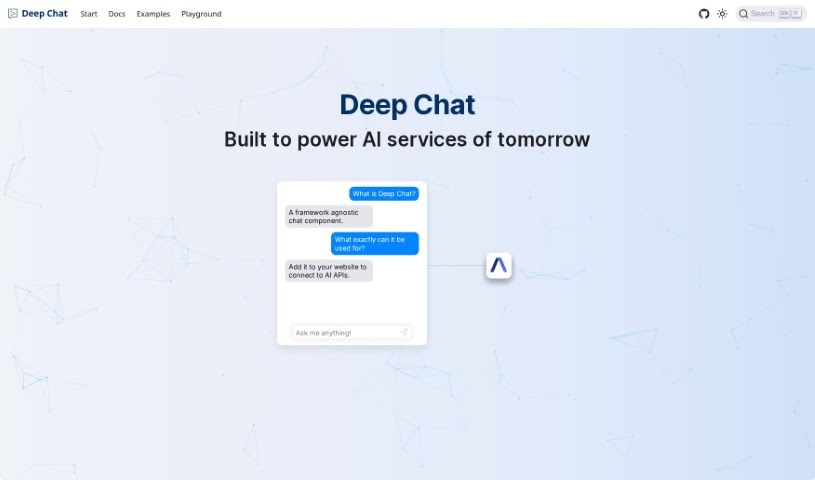 Screenshot of Deepchat
