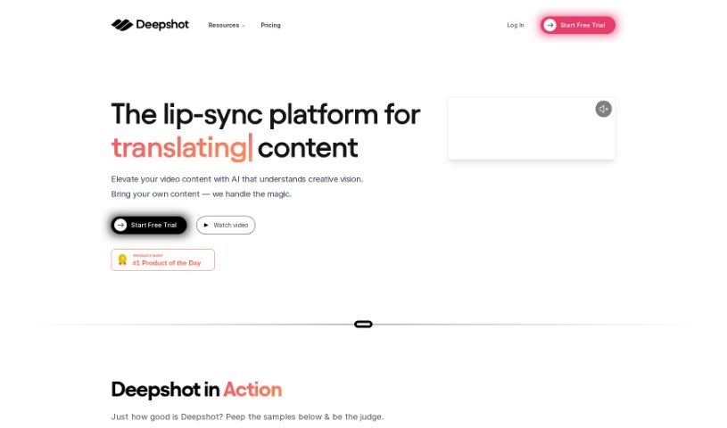 Screenshot of Deepshot