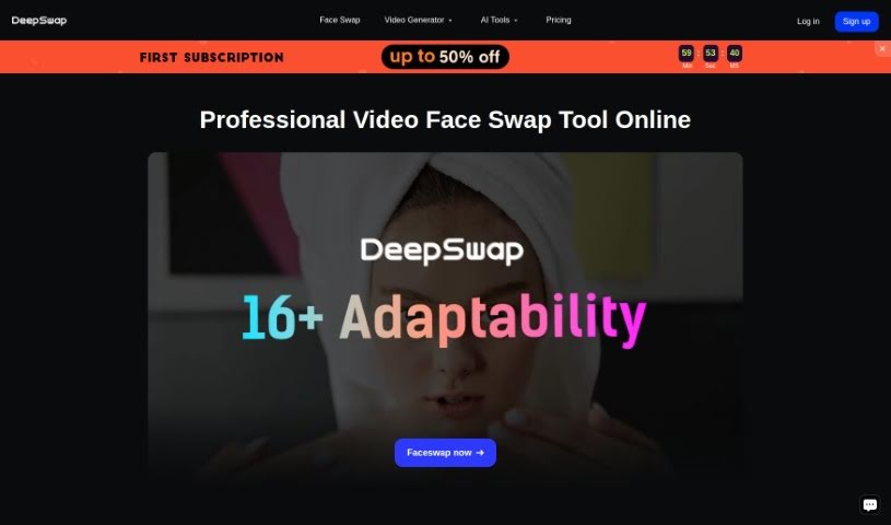 Screenshot of Deepswap