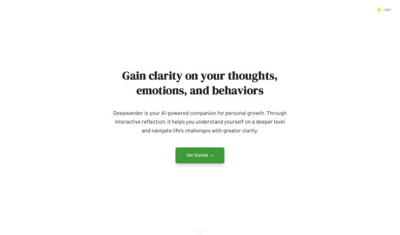 Screenshot of Deepwander