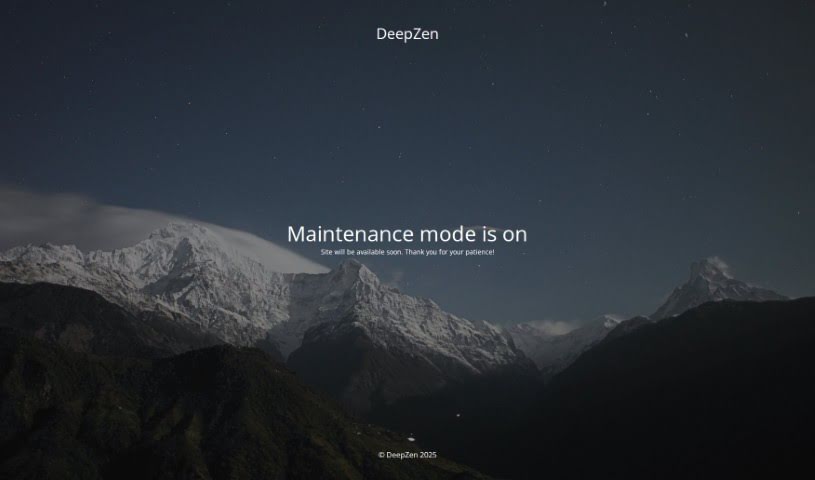 Screenshot of DeepZen