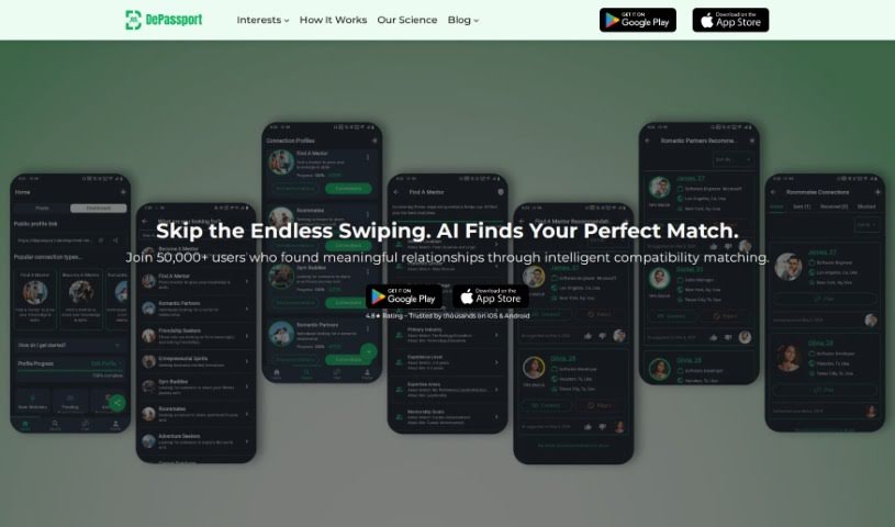 Screenshot of DePassport