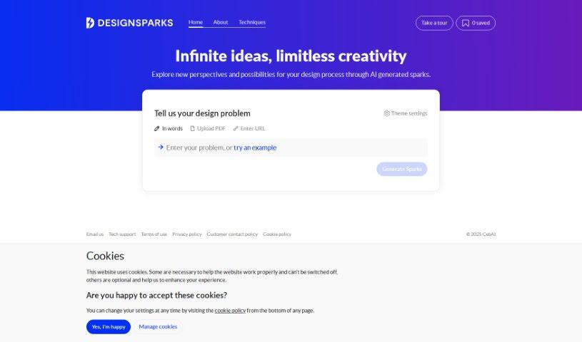 Screenshot of Design Sparks