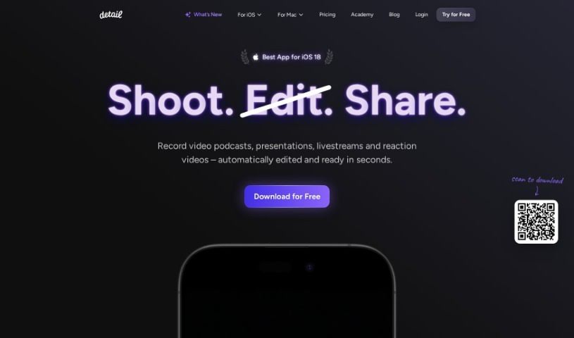 Screenshot of Detail.co