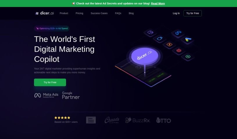 Screenshot of Dicer Ai