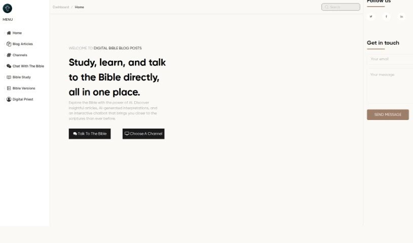 Screenshot of Digital Bible