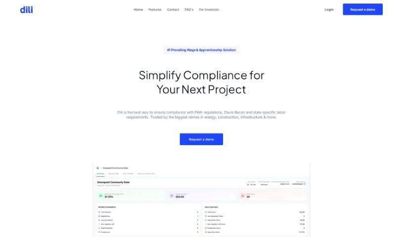 Screenshot of Dili Ai