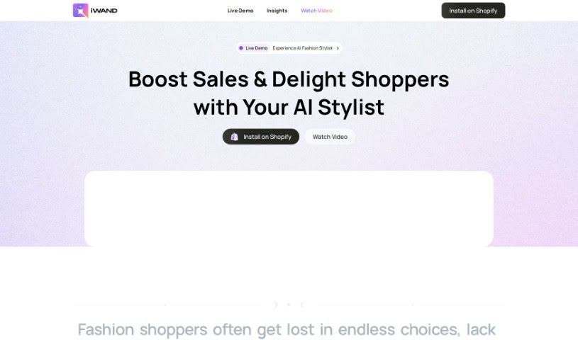 Screenshot of Discover Your Style Magic Iwand