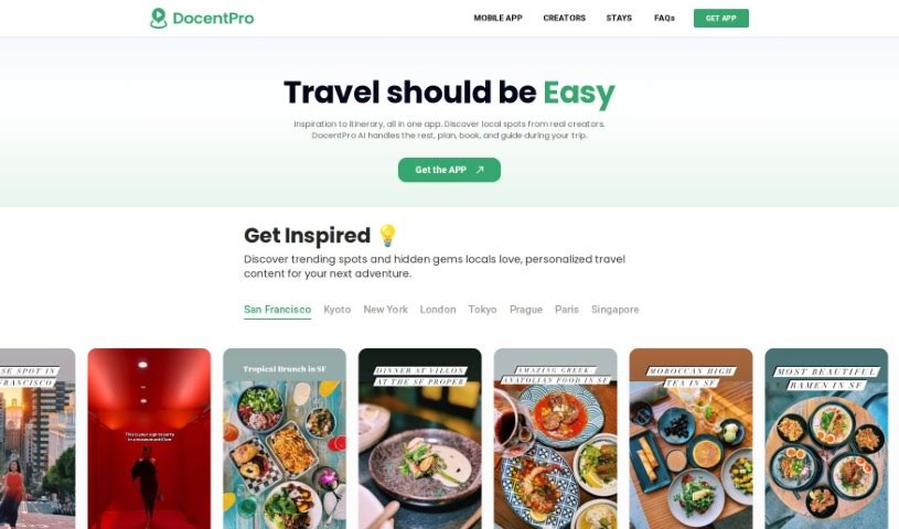 Screenshot of Docentpro