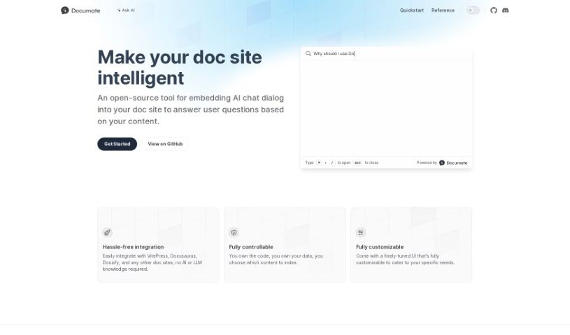 Screenshot of Documate