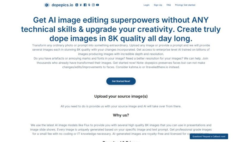 Screenshot of Dopepics