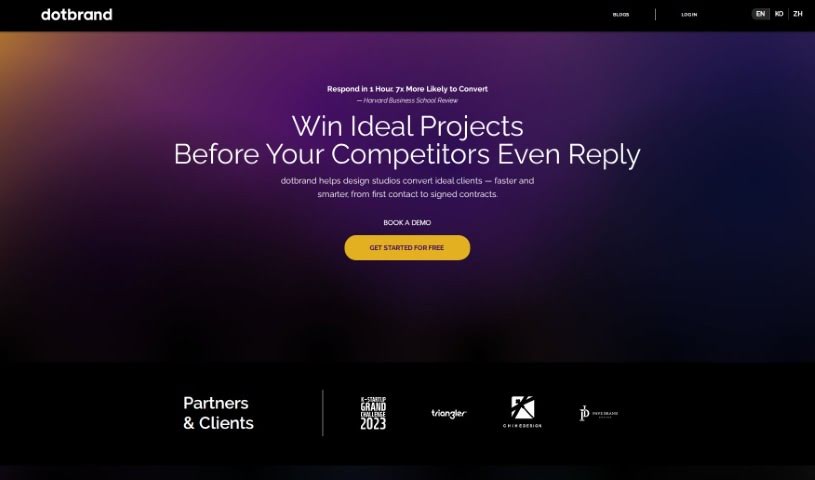 Screenshot of Dotbrand