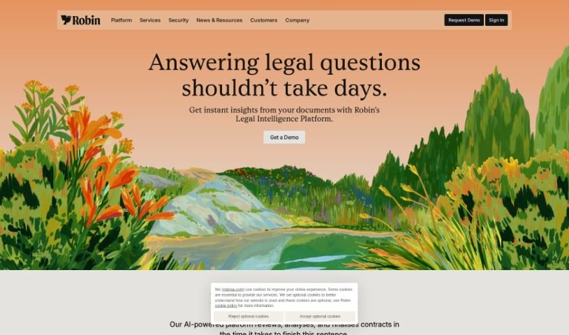 Screenshot of Robin AI