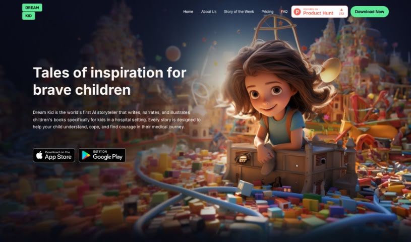 Screenshot of Dream Kid AI