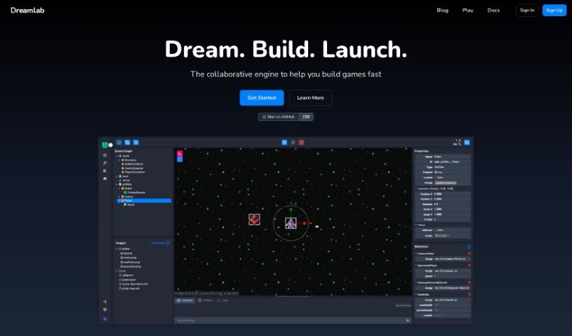Screenshot of Dreamlab