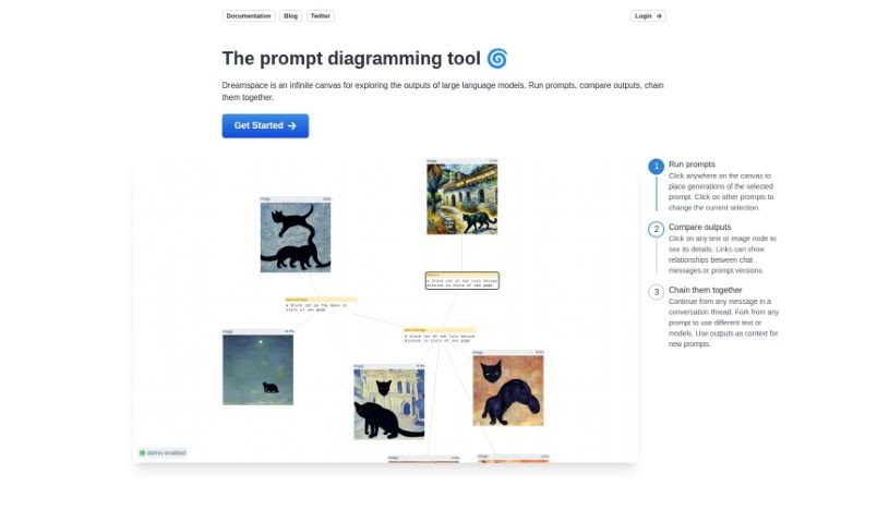 Screenshot of Dreamspace.art