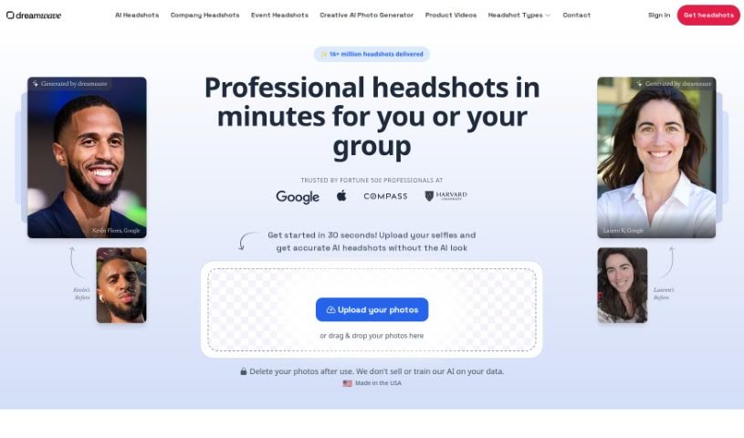 Screenshot of Dreamwave AI