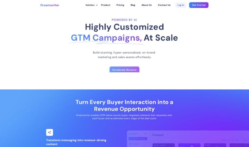 Screenshot of Dreamwriter