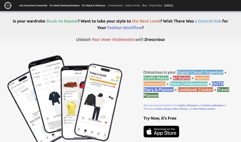 Screenshot of Dressrious
