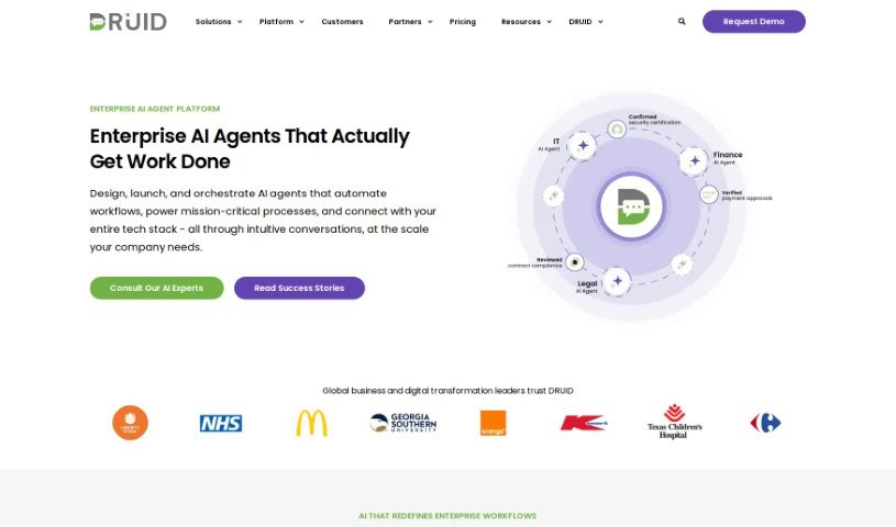 Screenshot of DRUID AI