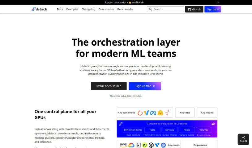 Screenshot of Dstack