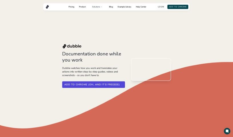 Screenshot of Dubble