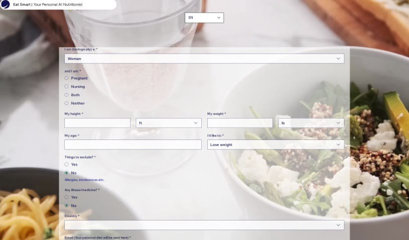 Screenshot of Eat Smart