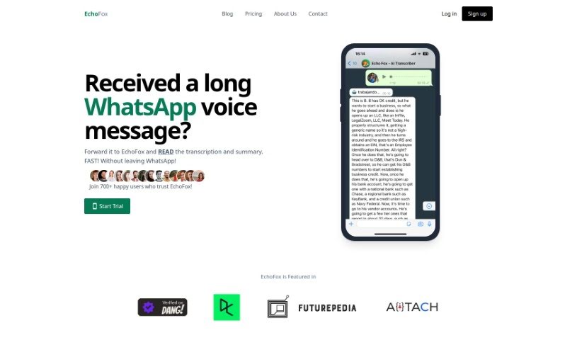 Screenshot of Echofox