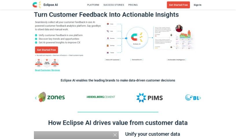 Screenshot of Eclipse AI