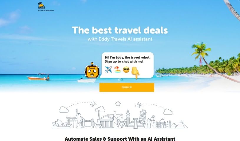 Screenshot of Eddy Travels