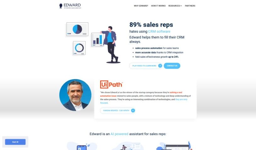 Screenshot of Edward