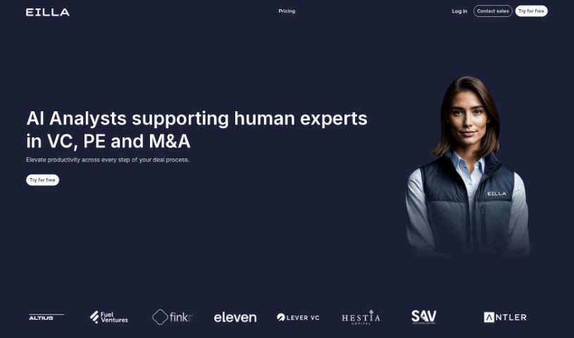 Screenshot of Eilla AI