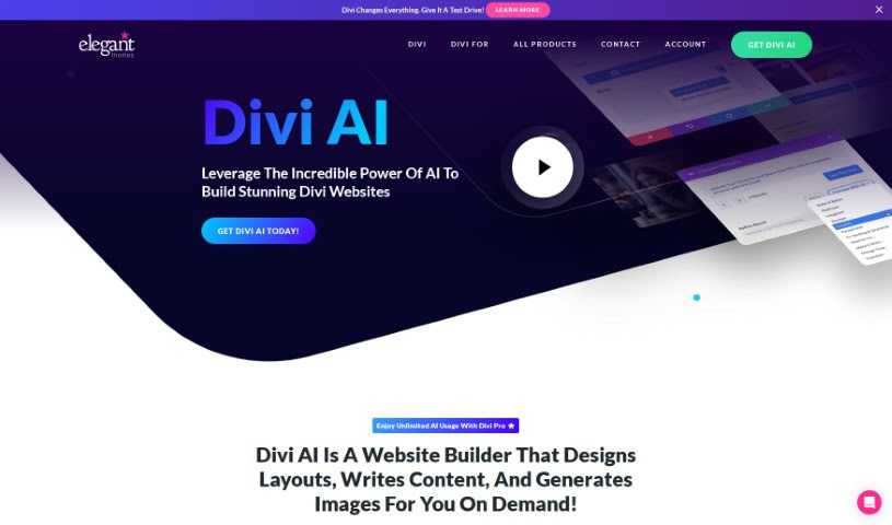 Screenshot of Elegant Themes