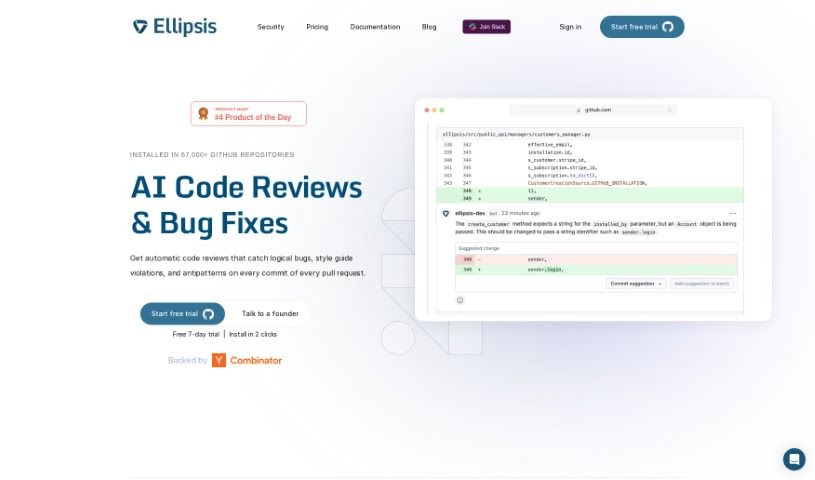 Screenshot of Ellipsis