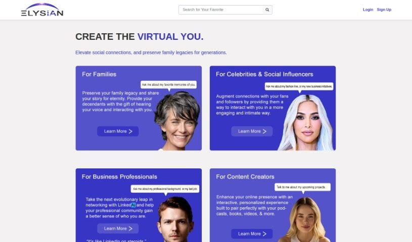 Screenshot of Elysian