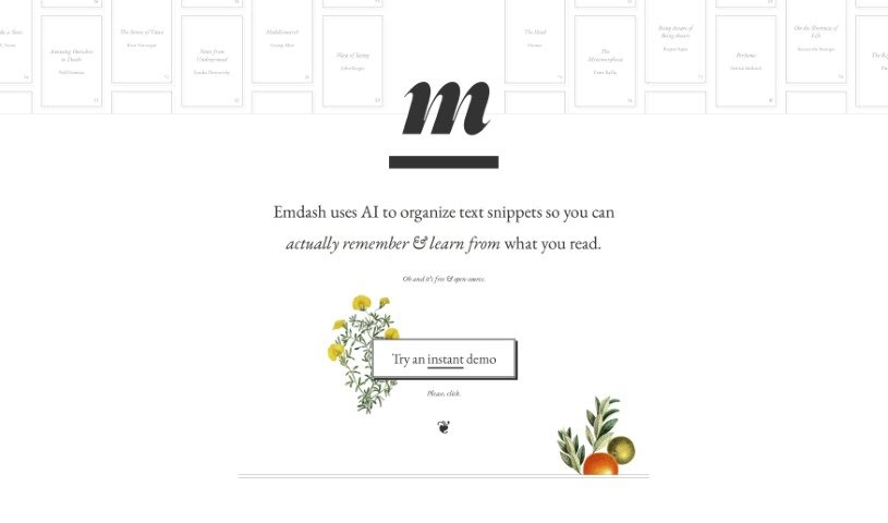 Screenshot of Emdash