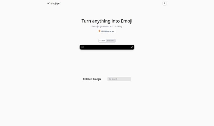 Screenshot of Emojify