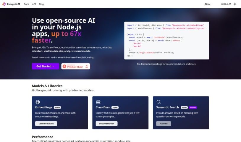 Screenshot of EnergeticAI