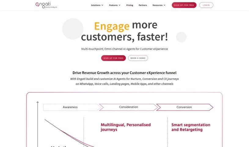 Screenshot of Engati