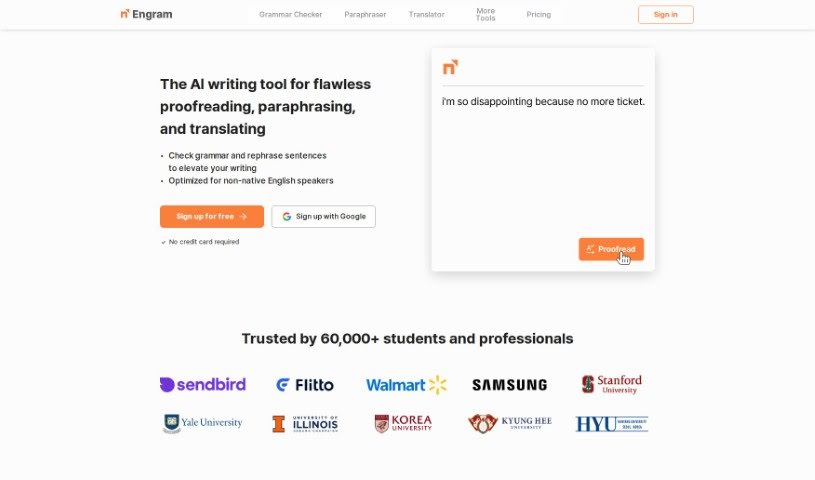 Screenshot of Engram