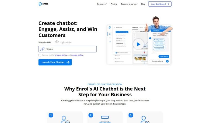 Screenshot of Enrol AI