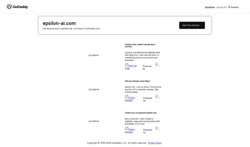 Screenshot of Epsilon