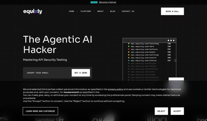 Screenshot of Equixly