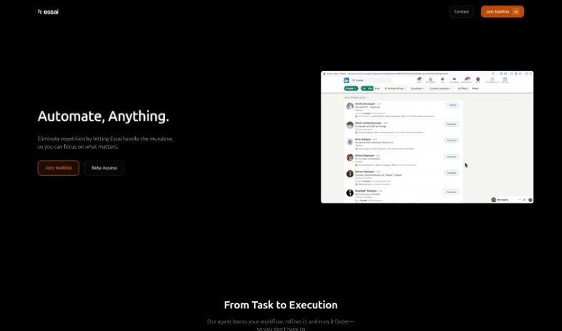 Screenshot of Ess AI