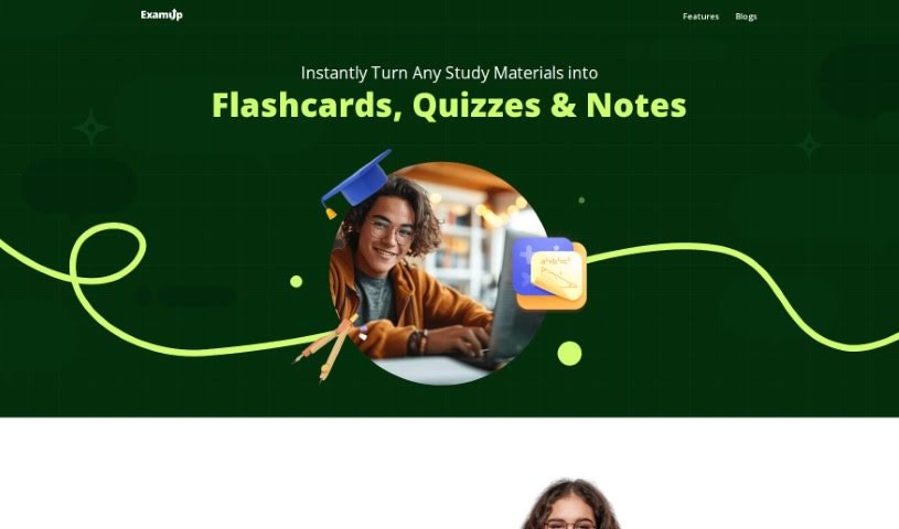 Screenshot of ExamUp